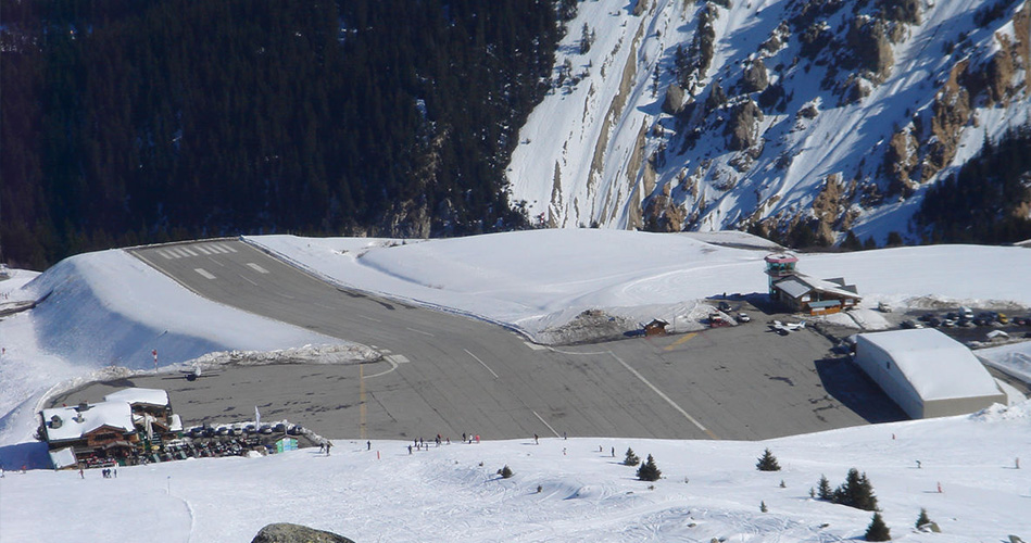 Courchevel Airport, France